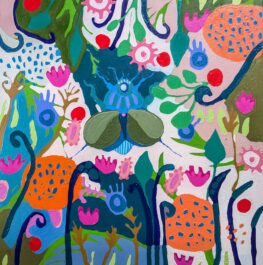Im Garten - Öl auf Leinwand 50x60cm